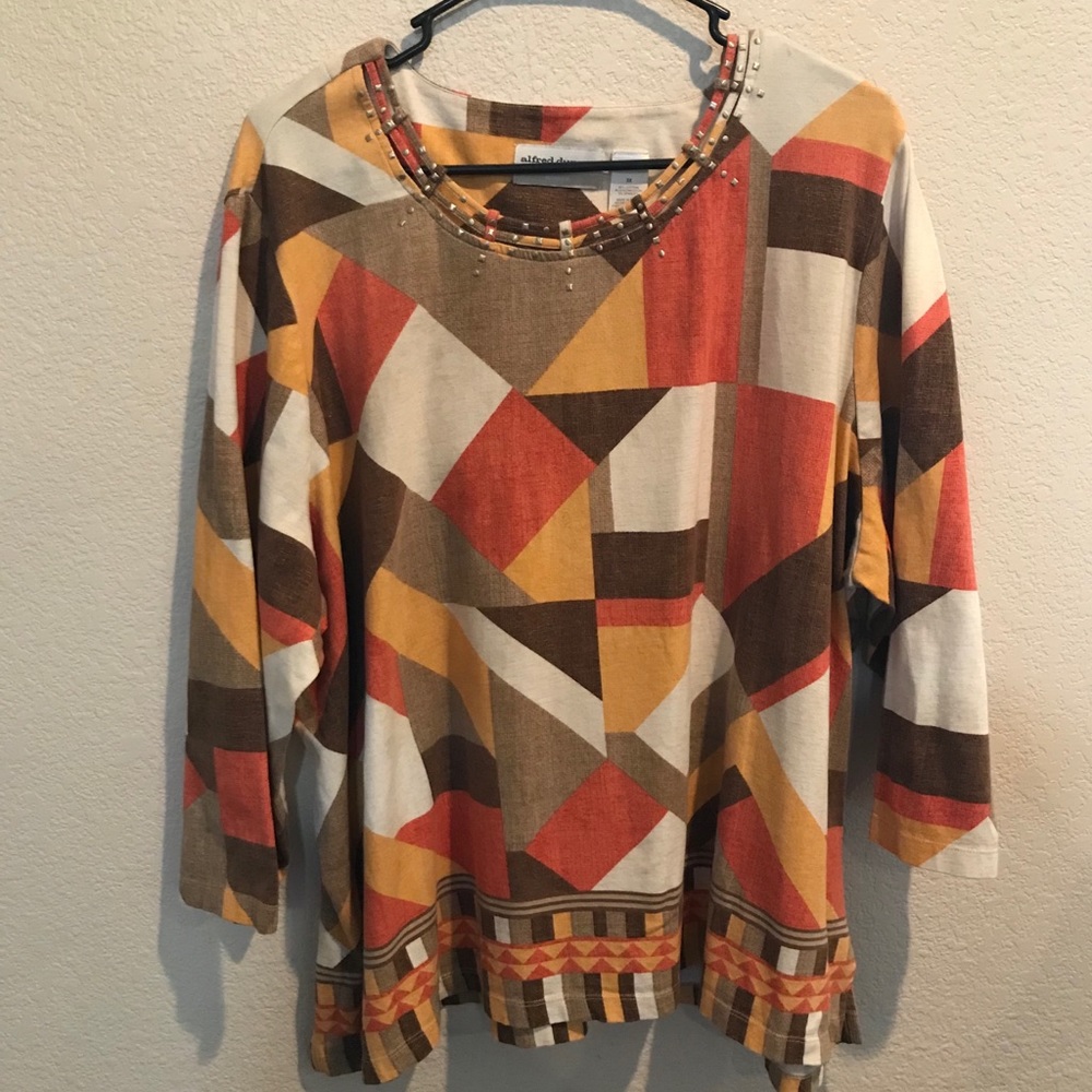 Alfred Dunner patterned blouse Size 3X